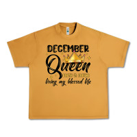 Peanut Butter december queen faith and favor living my blessed l Urban Heavy Tee - MaliasSmallBusiness