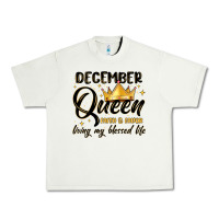 Pistachio december queen faith and favor living my blessed l Urban Heavy Tee - MaliasSmallBusiness