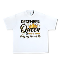 White december queen faith and favor living my blessed l Urban Heavy Tee - MaliasSmallBusiness