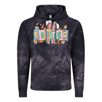 Cloud Black easter  rabbit Vintage Hoodie - MaliasSmallBusiness