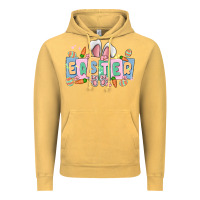 Vintage Mustard easter  rabbit Vintage Hoodie - MaliasSmallBusiness