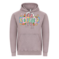 Vintage Zinc easter  rabbit Vintage Hoodie - MaliasSmallBusiness