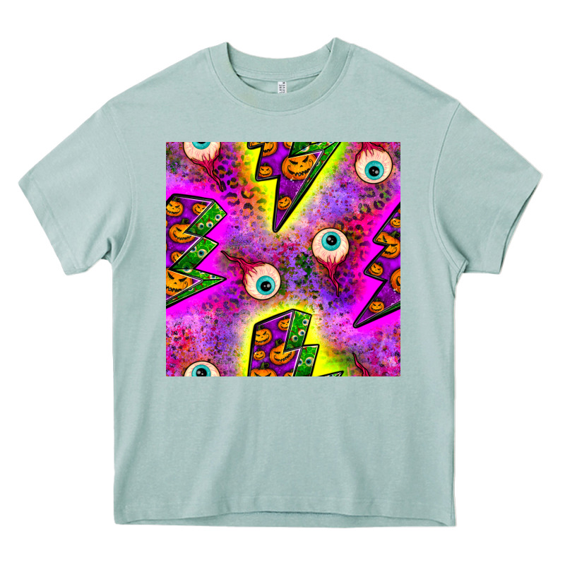 Halloween Thunders Seamless Pattern Heavy Core Tee by BundleAndBundleShop | Teevron
