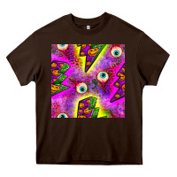 Chocolate Brown halloween thunders seamless pattern Heavy Core Tee - BundleAndBundleShop