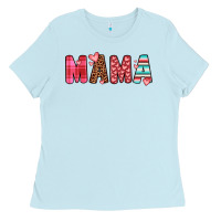 Baby Blue mama Ladies Tee - JahusDesignShop