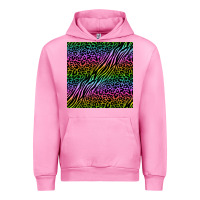 Fuchsia Pink neon glitter safari seamless pattern Urban Hoodie - BundleAndBundleShop