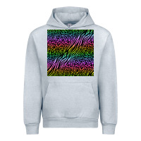 Heather Grey neon glitter safari seamless pattern Urban Hoodie - BundleAndBundleShop