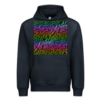 Navy neon glitter safari seamless pattern Urban Hoodie - BundleAndBundleShop