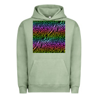 Pigment Oil Green neon glitter safari seamless pattern Urban Hoodie - BundleAndBundleShop