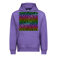 Tulip neon glitter safari seamless pattern Urban Hoodie - BundleAndBundleShop