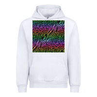 White neon glitter safari seamless pattern Urban Hoodie - BundleAndBundleShop
