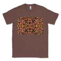 Chestnut leopard glitter background Classic Tee - RanaPortraitStore