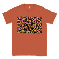 Copper leopard glitter background Classic Tee - RanaPortraitStore