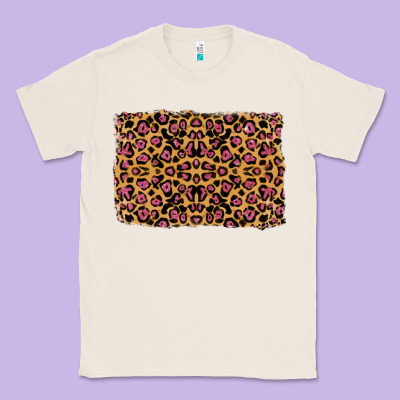 Leopard Glitter Background Classic Tee Designed By Ranaportraitstore