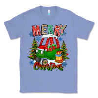 Colony Blue merry christmas car Classic Tee - CowhideDigitalArt