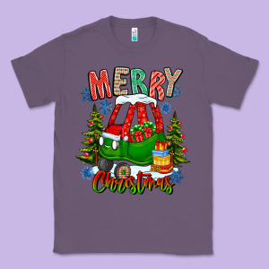 Merry Christmas Car Classic Tee Designed By Cowhidedigitalart