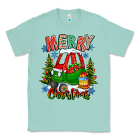 Seafoam merry christmas car Classic Tee - CowhideDigitalArt