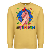 Antique Gold Autism Mom Premium Sweatshirt - CowGirlArtShop