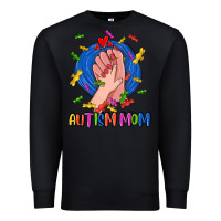 Black Autism Mom Premium Sweatshirt - CowGirlArtShop