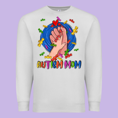Autism Mom Premium Sweatshirt Designed By Cowgirlartshop