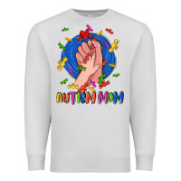 Dove Grey Autism Mom Premium Sweatshirt - CowGirlArtShop
