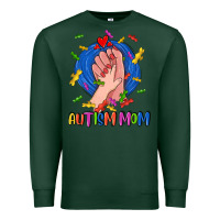Sports Green Autism Mom Premium Sweatshirt - CowGirlArtShop