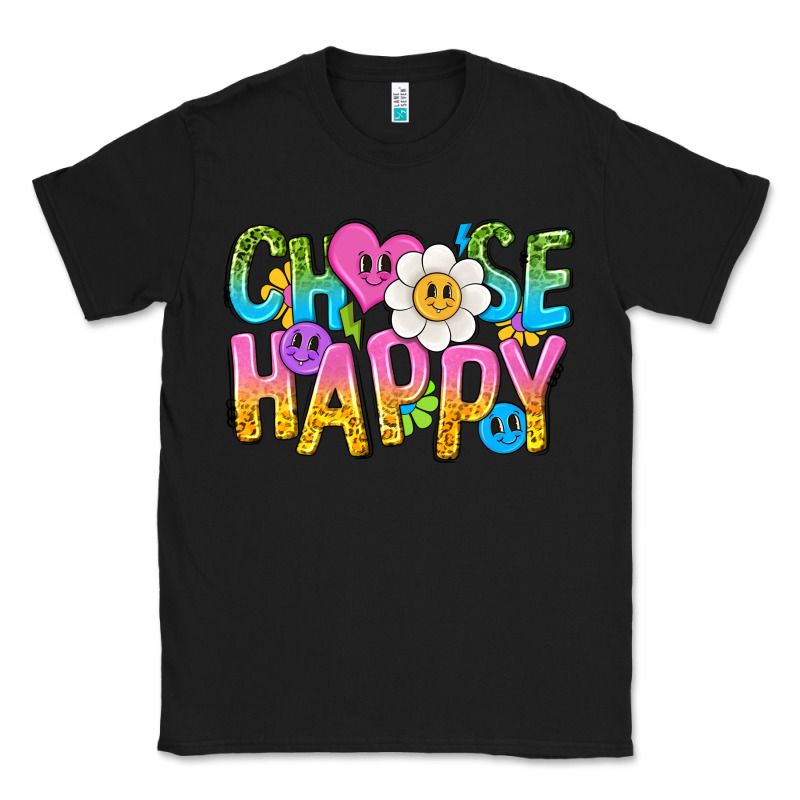 Choose Happy With Smile Classic Tee by NancyCooperArtShop | Teevron