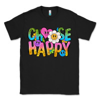 Black choose happy with smile Classic Tee - NancyCooperArtShop