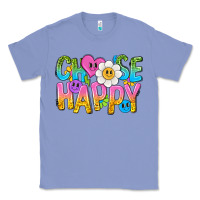 Colony Blue choose happy with smile Classic Tee - NancyCooperArtShop