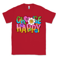 Red choose happy with smile Classic Tee - NancyCooperArtShop
