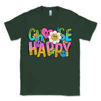 Sports Green choose happy with smile Classic Tee - NancyCooperArtShop