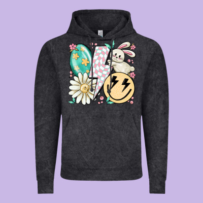 Retro Easter Vintage Hoodie Designed By Maliassmallbusiness