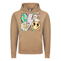 Vintage Coffee retro easter Vintage Hoodie - MaliasSmallBusiness