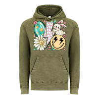 Vintage Olive retro easter Vintage Hoodie - MaliasSmallBusiness