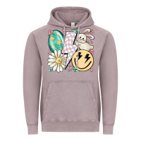 Vintage Zinc retro easter Vintage Hoodie - MaliasSmallBusiness
