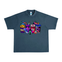 Midnight Navy gaming coffee cups Urban Heavy Tee - NancyCooperArtShop