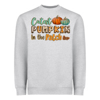 Heather Grey cutest pumpkin in the patch Heavyweight Sweatshirt - BundleAndBundleShop