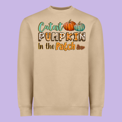 Cutest Pumpkin In The Patch Heavyweight Sweatshirt Designed By Bundleandbundleshop