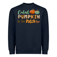 Navy cutest pumpkin in the patch Heavyweight Sweatshirt - BundleAndBundleShop