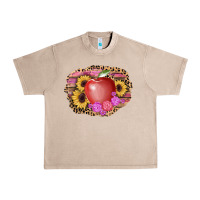 French Oak apple sunflower back to school background Urban Heavy Tee - AdoDesignShop