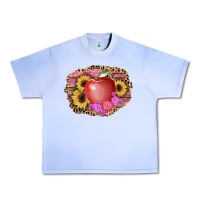 Grape Ice apple sunflower back to school background Urban Heavy Tee - AdoDesignShop