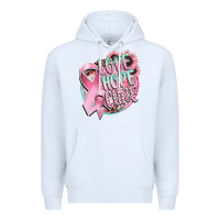 White love hope cure Premium Hoodie - CowGirlArtShop
