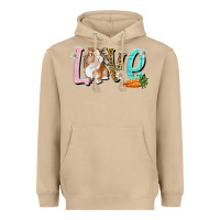 Mushroom Love Easter Rabbit Easter Day Heavyweight Hoodie - HowdyJamesFarm