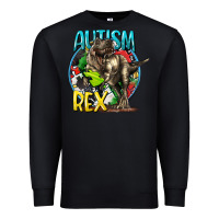 Black Autism Rex Premium Sweatshirt - CowGirlArtShop
