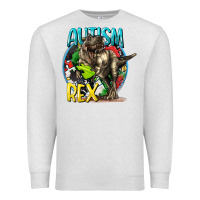 Oatmeal Heather Autism Rex Premium Sweatshirt - CowGirlArtShop