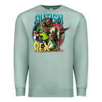 Seafoam Autism Rex Premium Sweatshirt - CowGirlArtShop