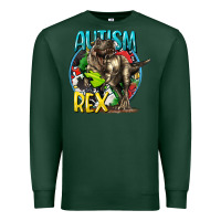 Sports Green Autism Rex Premium Sweatshirt - CowGirlArtShop