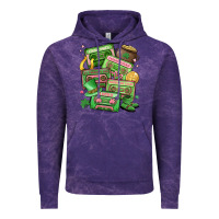 Cloud Purple st patrick's day cassette tapes Vintage Hoodie - MaliasSmallBusiness