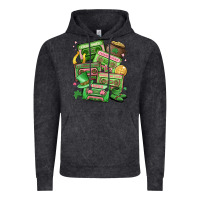 Vintage Black st patrick's day cassette tapes Vintage Hoodie - MaliasSmallBusiness