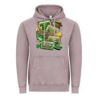 Vintage Zinc st patrick's day cassette tapes Vintage Hoodie - MaliasSmallBusiness